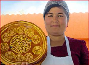 Uzbekistanski kruh: domači recept