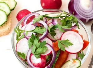 Rețete culinare delicioase pentru salată „Vitamina” Salate ușoare cu vitamine