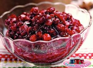 ლინგონბერის ჯემის ორიგინალური რეცეპტები Lingonberry blueberry jam