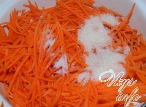 Gătirea morcovilor coreeni după cele mai bune rețete
